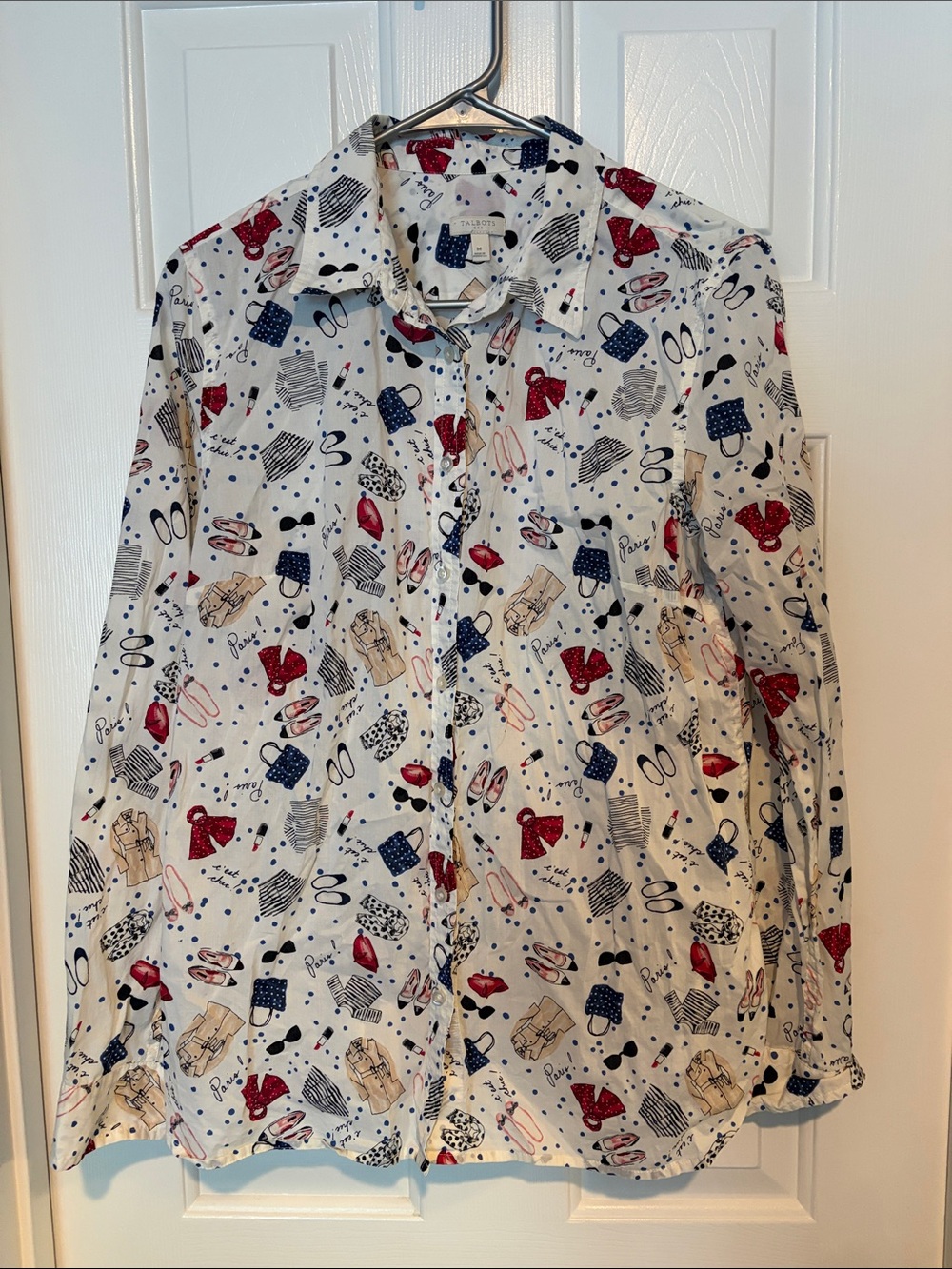 Talbots Paris Button Down Oxford Shirt | M